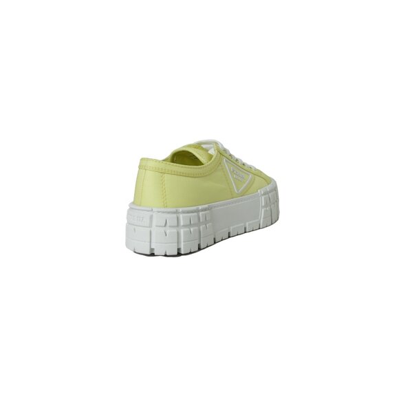 Prada Calzature Donna Nylon Gabardine 1 Narciso Yellow - Picture 3 of 4